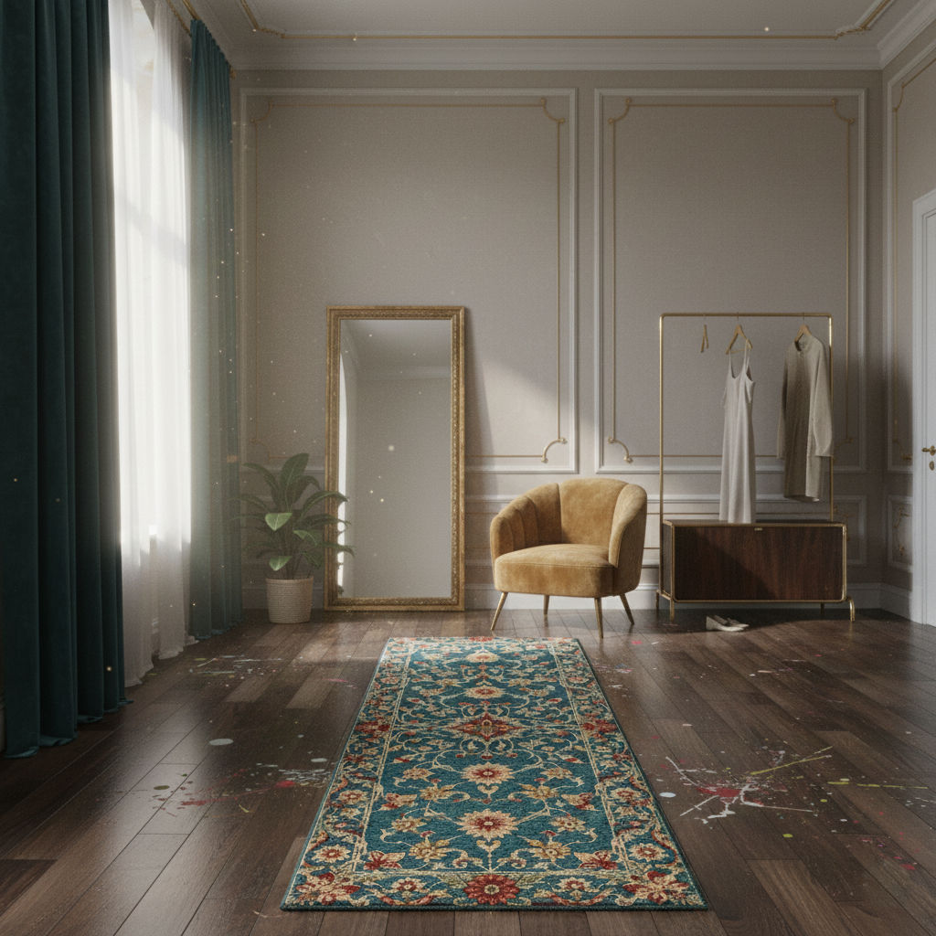 EVARIA - Hand Tufted Floral Carpet